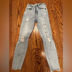 PAC Sun size 23 high rise ripped jeans